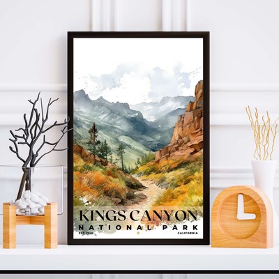 Kings Canyon National Park Poster, Travel Art, Office Poster, Home Decor | S4 - image5